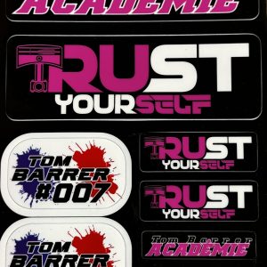 Plaquette autocollants